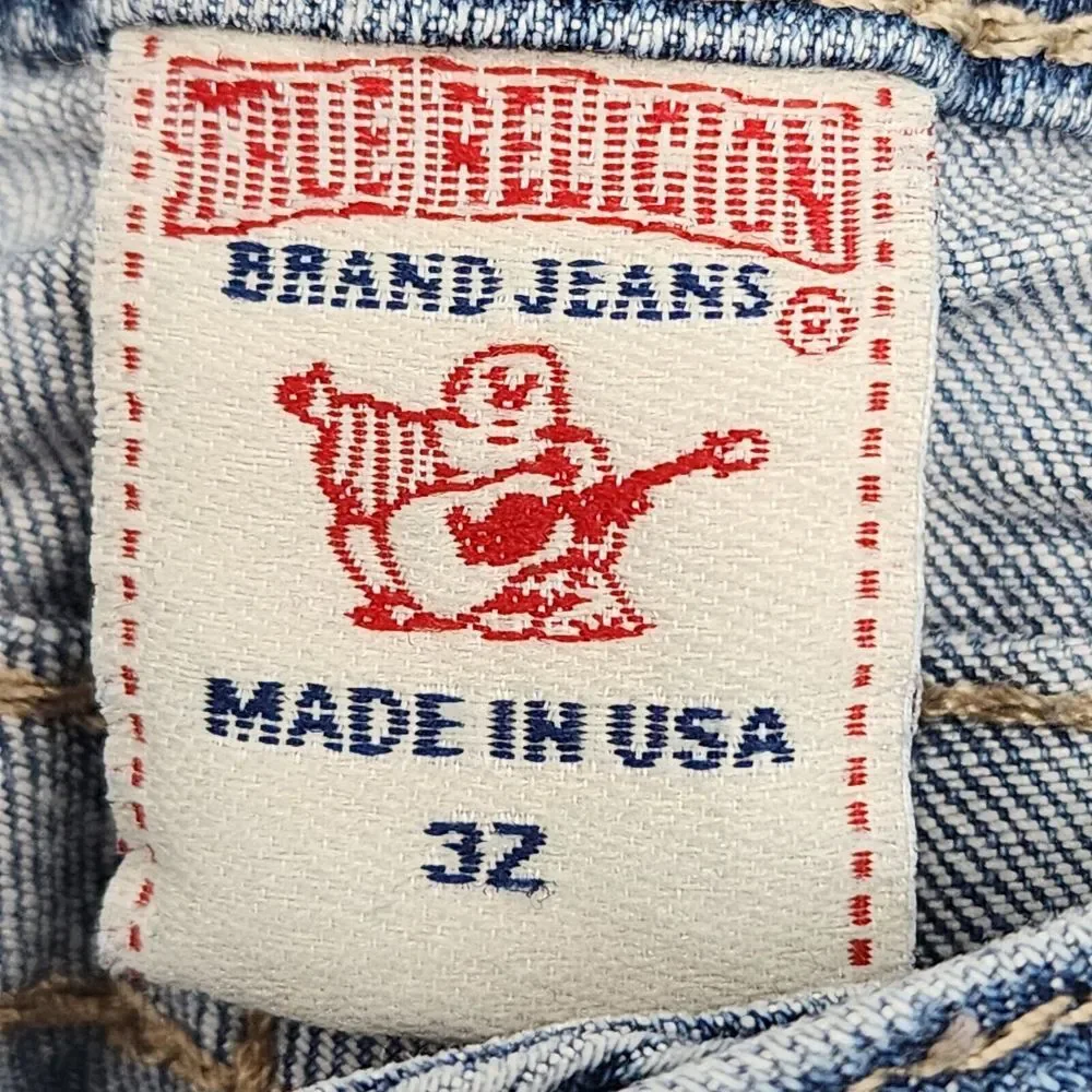 True Religion Women's HI-Rise Boot Cut Jean's Size 32 x 32 Blue SEE PICTURES - Picture 7 of 12